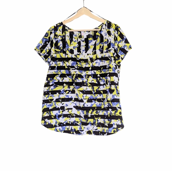 🌸3 for 20$🌸 Target x Peter Pilotto Crew Neck Abstract Print Shirt - Picture 2 of 4